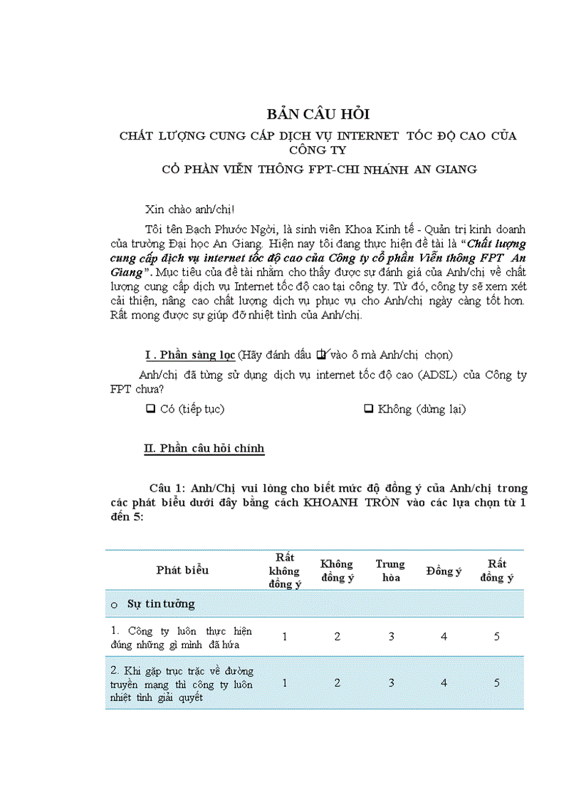 image for page Chất lượng cung cấp dịch vụ internet tốc độ cao adsl của công ty cổ phần viễn thông fpt an giang
