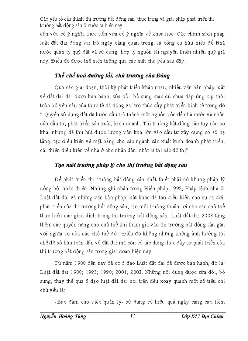 image for page Các yếu tố cấu thành thị trường bất động sản thực trạng và giải pháp phát triển thị trường bất động sản ở nước ta hiện nay