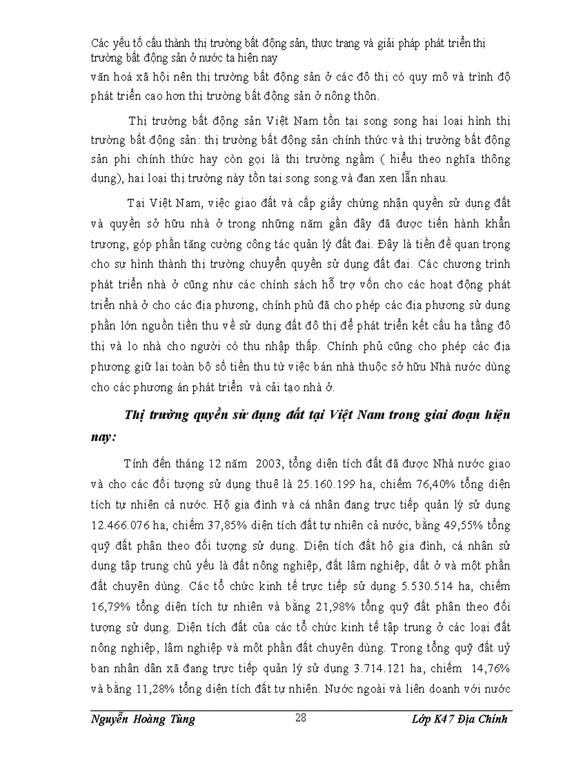 image for page Các yếu tố cấu thành thị trường bất động sản thực trạng và giải pháp phát triển thị trường bất động sản ở nước ta hiện nay