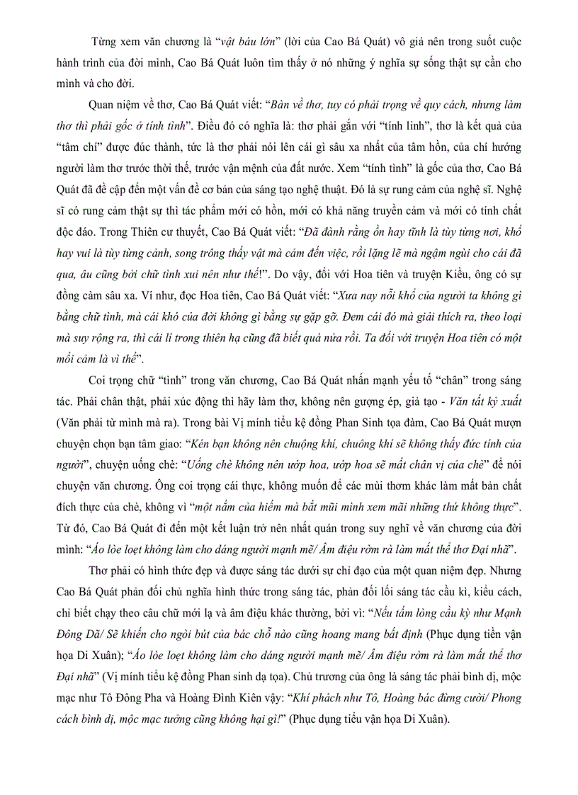 image for page KHẢO SÁT MỘT SỐ ĐẶC ĐIỂM NGHỆ THUẬT THƠ CHỮ HÁN Cao Bá Quát