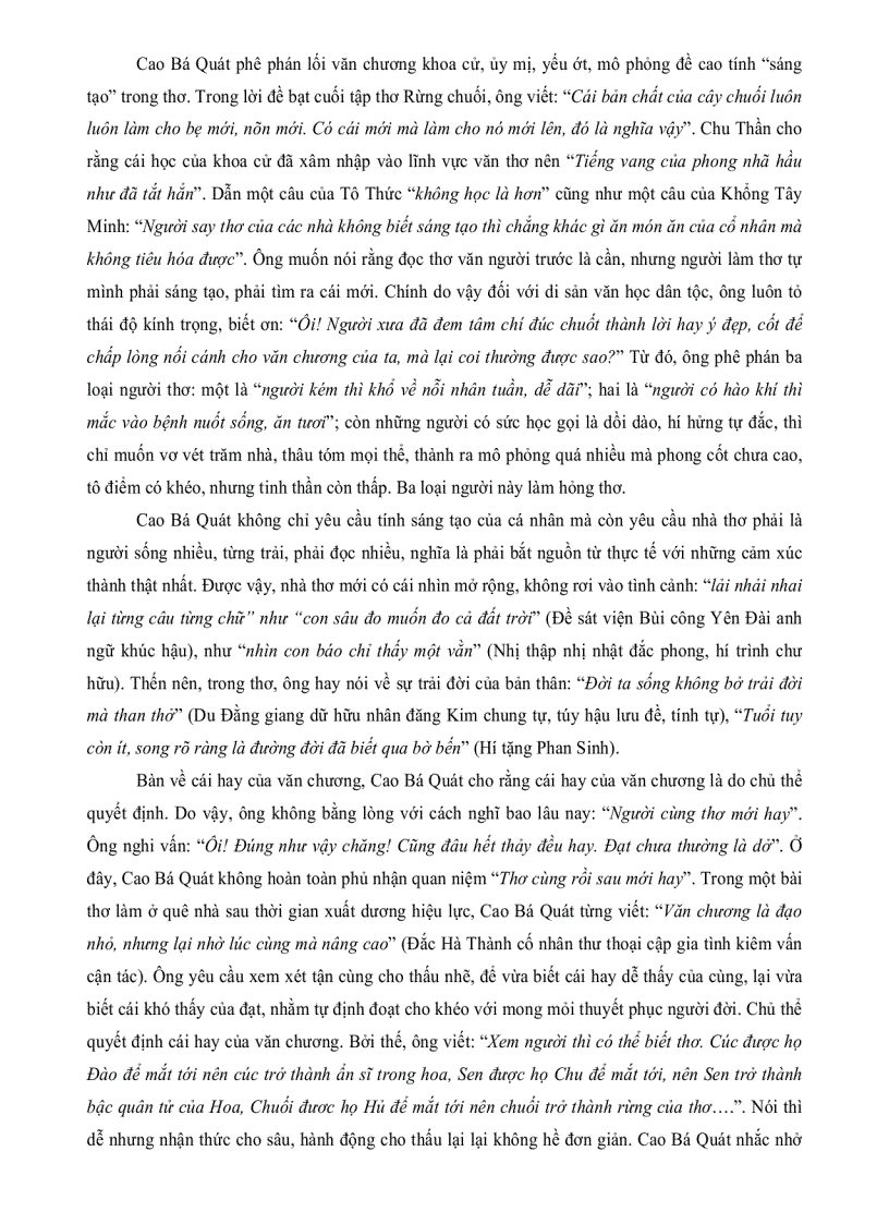image for page KHẢO SÁT MỘT SỐ ĐẶC ĐIỂM NGHỆ THUẬT THƠ CHỮ HÁN Cao Bá Quát
