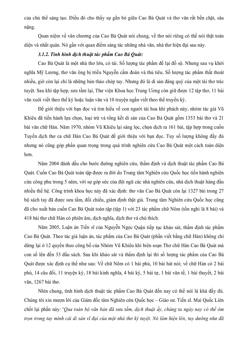image for page KHẢO SÁT MỘT SỐ ĐẶC ĐIỂM NGHỆ THUẬT THƠ CHỮ HÁN Cao Bá Quát