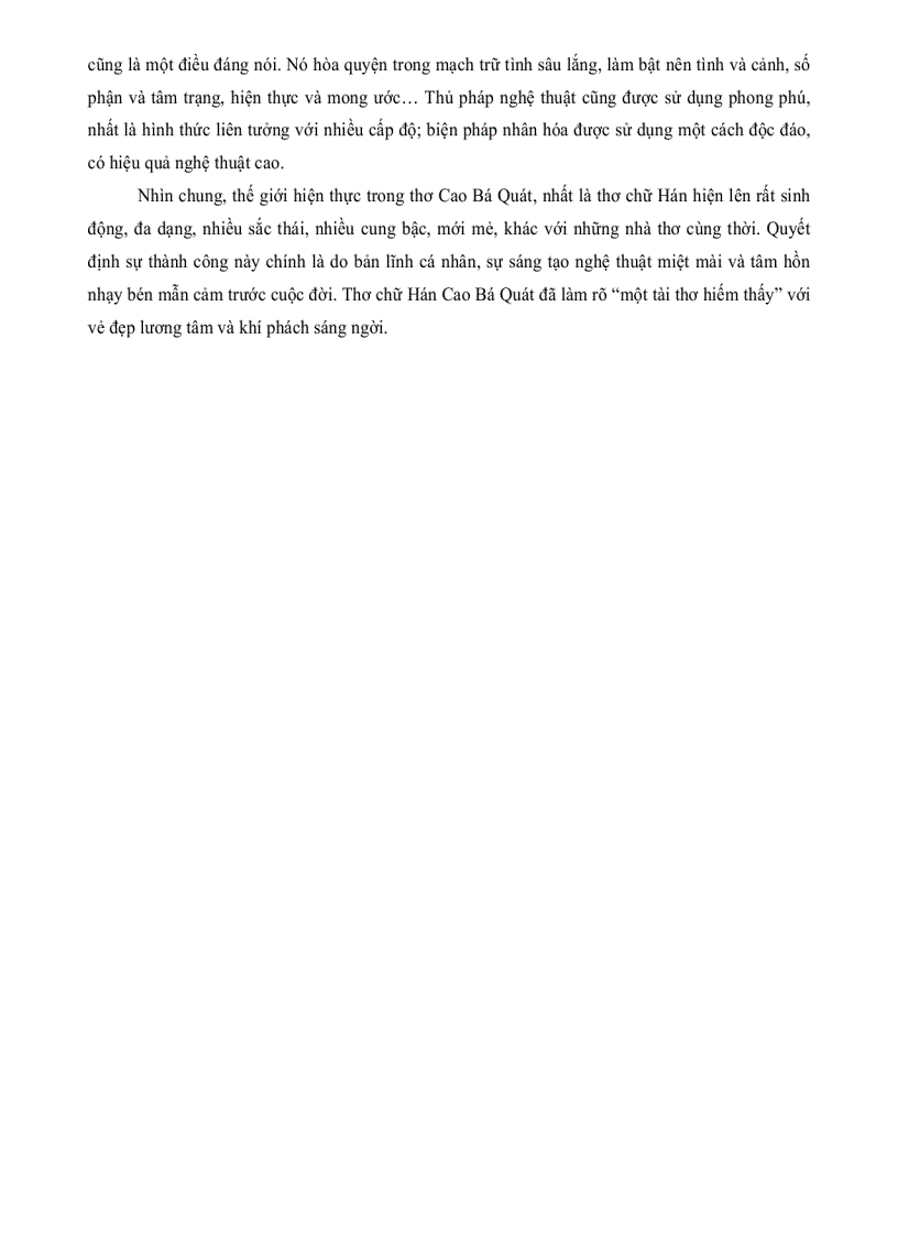 image for page KHẢO SÁT MỘT SỐ ĐẶC ĐIỂM NGHỆ THUẬT THƠ CHỮ HÁN Cao Bá Quát