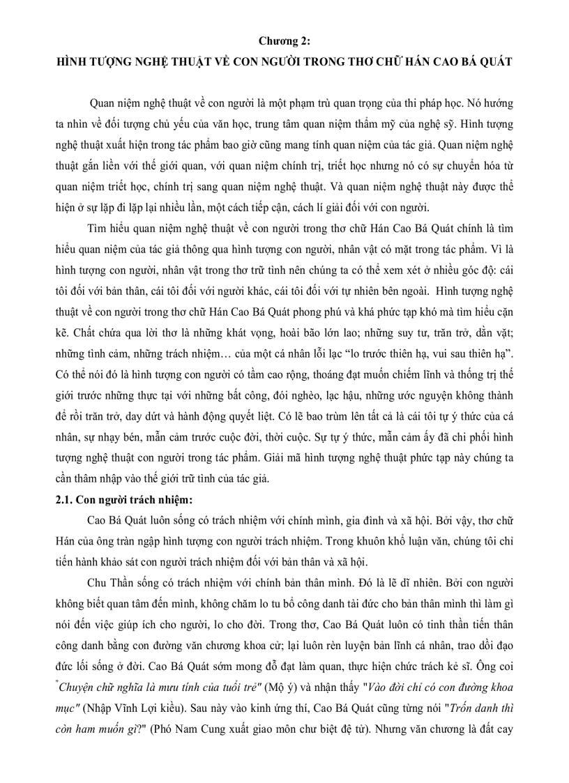 image for page KHẢO SÁT MỘT SỐ ĐẶC ĐIỂM NGHỆ THUẬT THƠ CHỮ HÁN Cao Bá Quát
