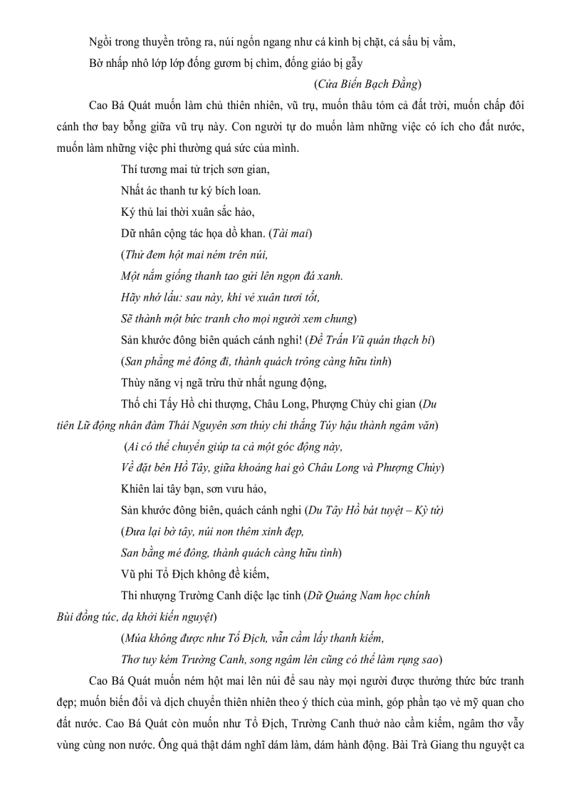 image for page KHẢO SÁT MỘT SỐ ĐẶC ĐIỂM NGHỆ THUẬT THƠ CHỮ HÁN Cao Bá Quát