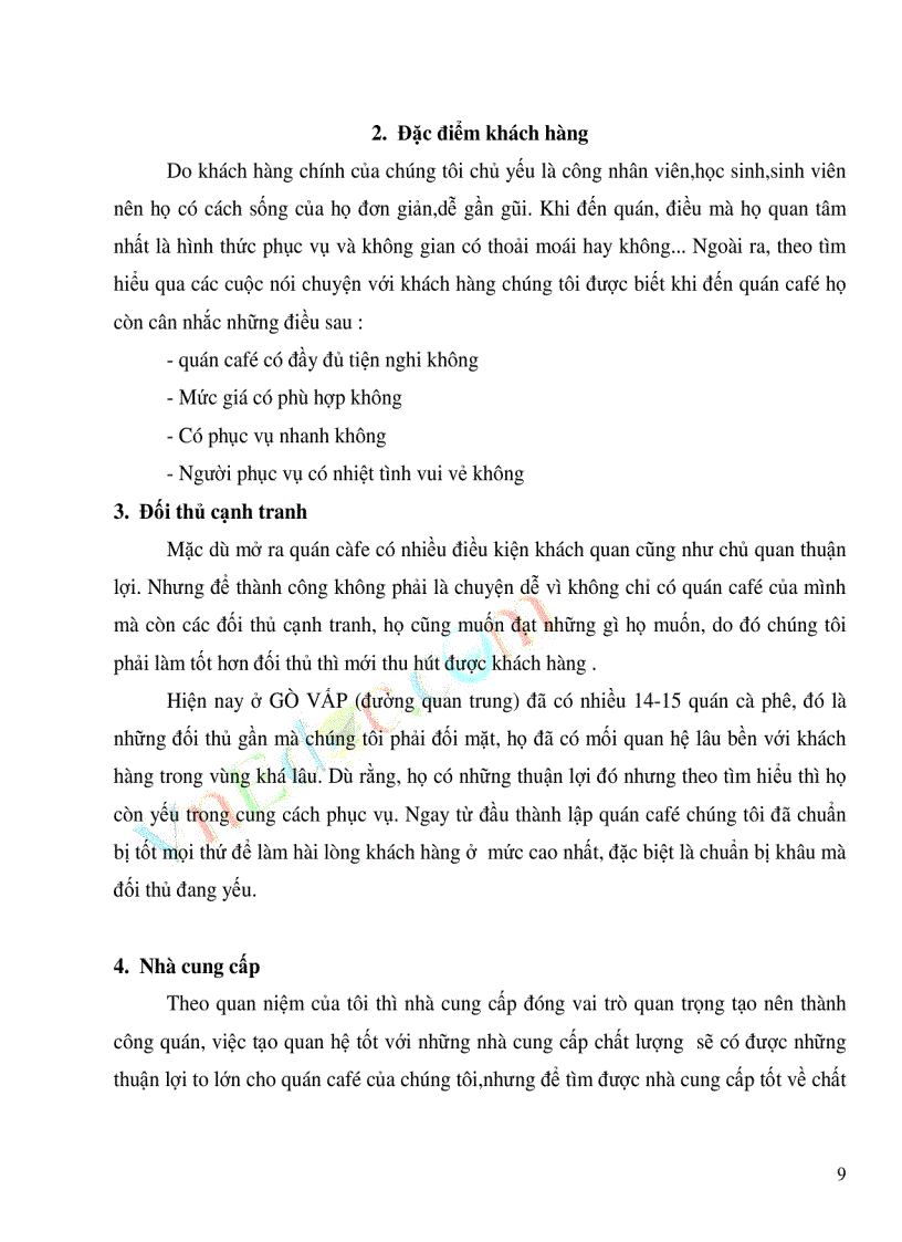 image for page Lập dự án quán cà phê