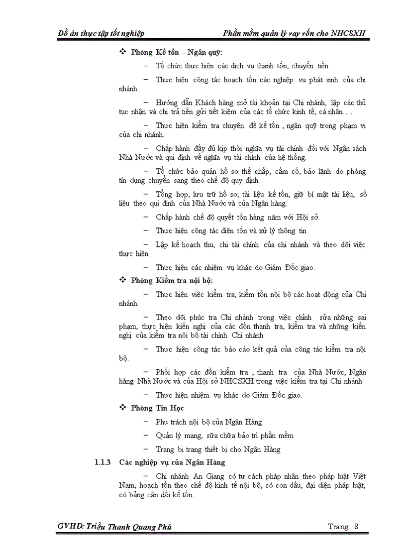 image for page Phần mềm quản lý vay vốn cho ngân hàng chính sách xã hội