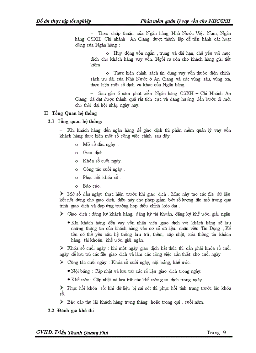 image for page Phần mềm quản lý vay vốn cho ngân hàng chính sách xã hội