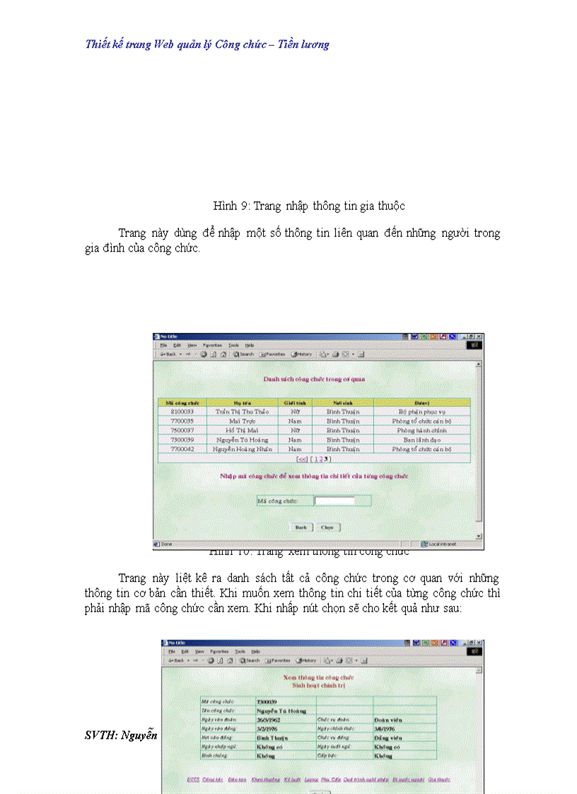 image for page Thiết kế trang Web quản lý công chức tiền lương cho Ủy ban nhân dân Tỉnh Bình Thuận