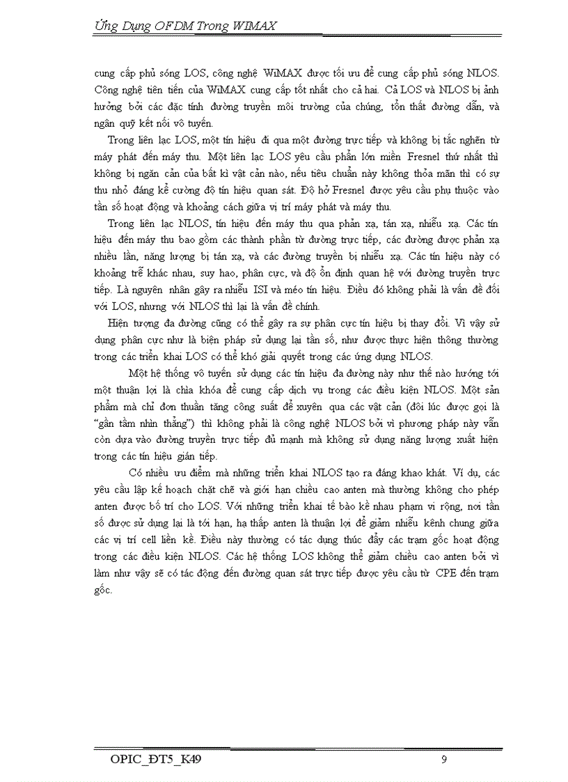 image for page Ứng Dụng OFDM Trong WIMAX