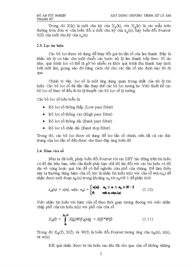 image for page Xây dựng chương trình xử lý âm thanh số
