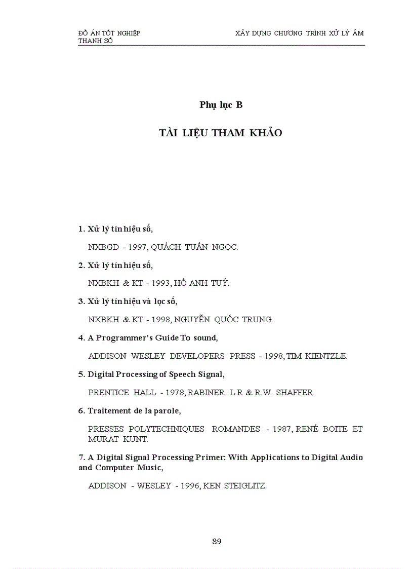 image for page Xây dựng chương trình xử lý âm thanh số