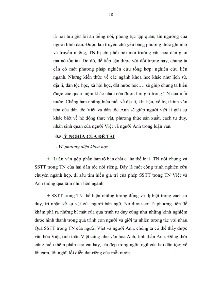 image for page SO SÁNH TU TỪ TRONG TỤC NGỮ Việt VÀ TỤC NGỮ Anh