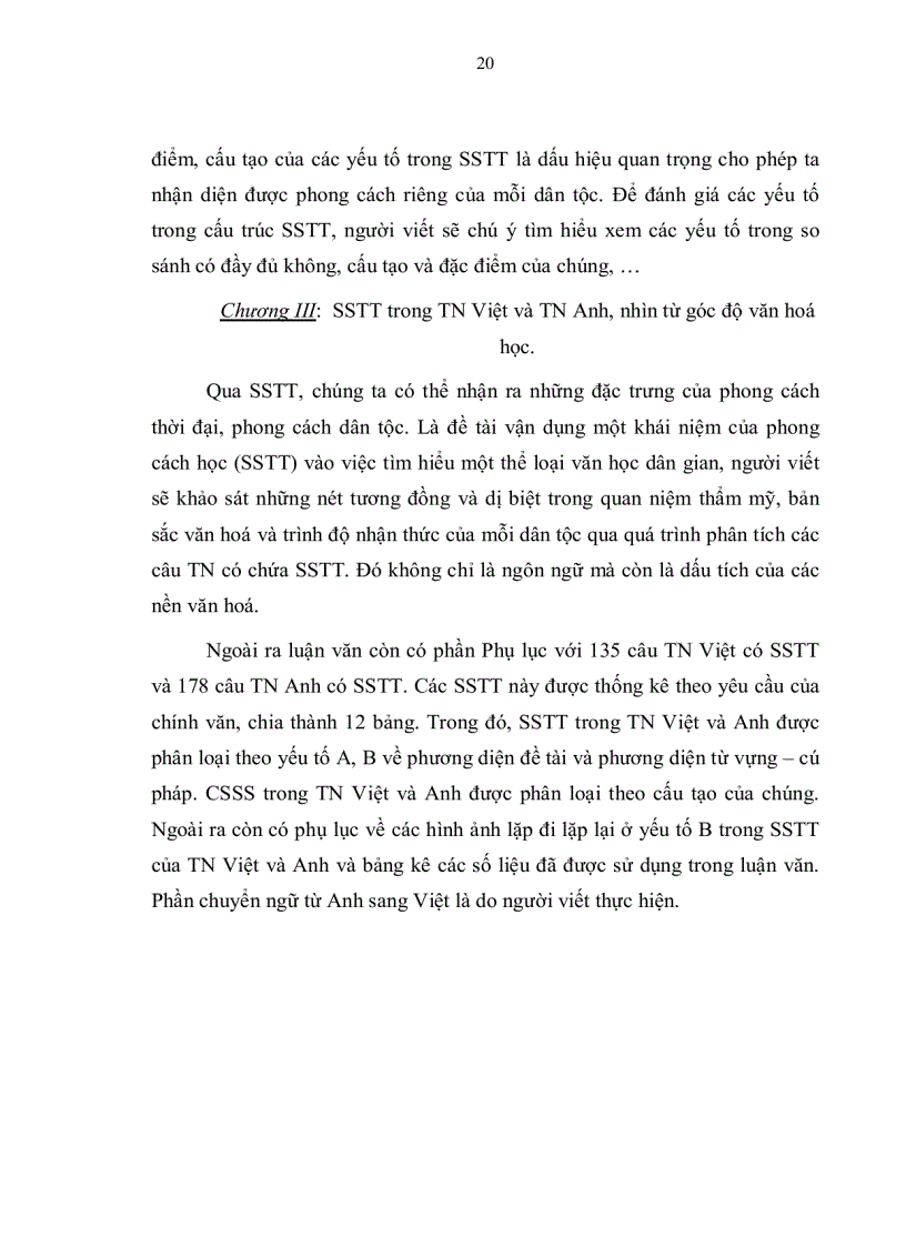 image for page SO SÁNH TU TỪ TRONG TỤC NGỮ Việt VÀ TỤC NGỮ Anh