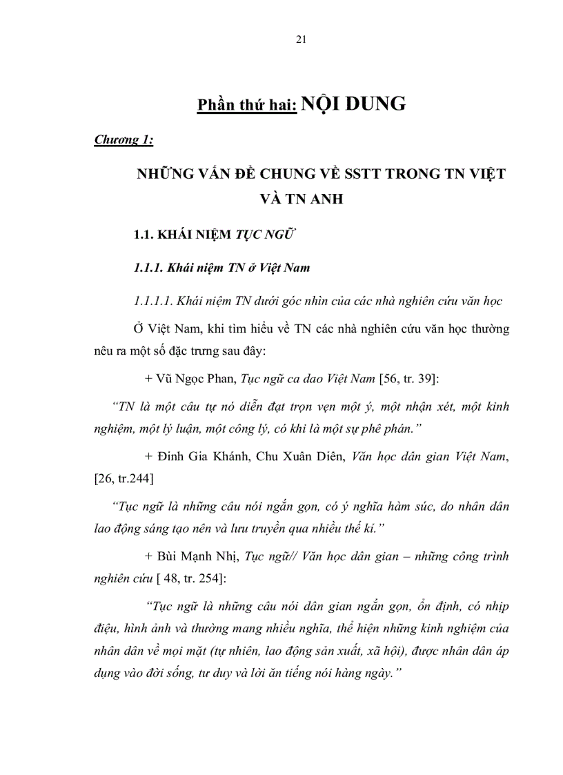 image for page SO SÁNH TU TỪ TRONG TỤC NGỮ Việt VÀ TỤC NGỮ Anh