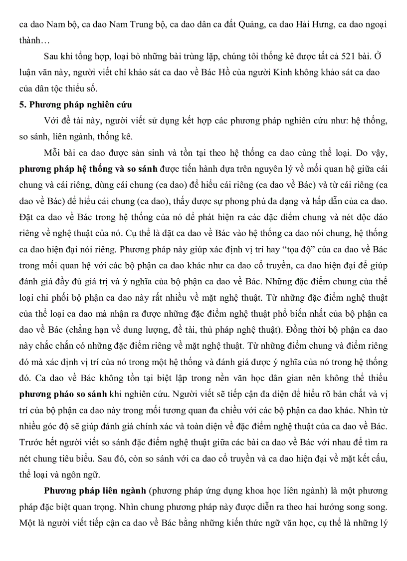 image for page Đặc điểm nghệ thuật của ca dao về Bác Hồ