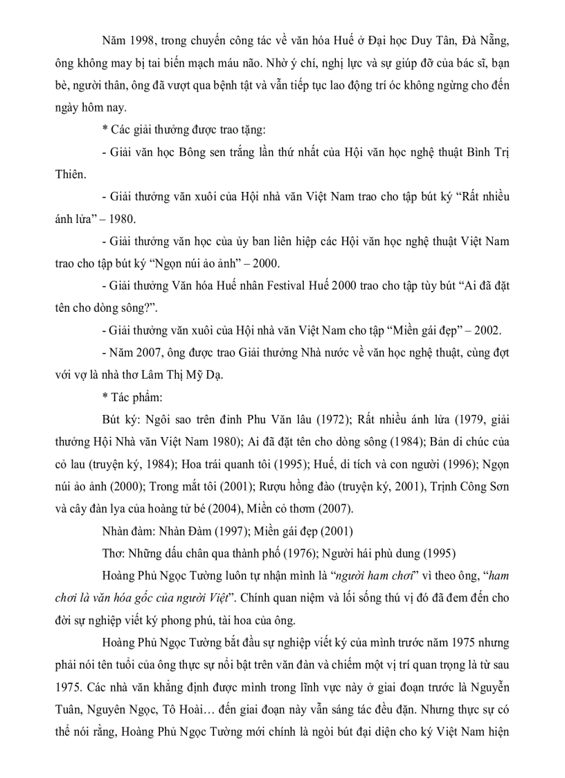 image for page ĐẤT VÀ NGƯỜI XỨ HUẾ TRONG KÝ CỦA Hoàng Phủ Ngọc Tường