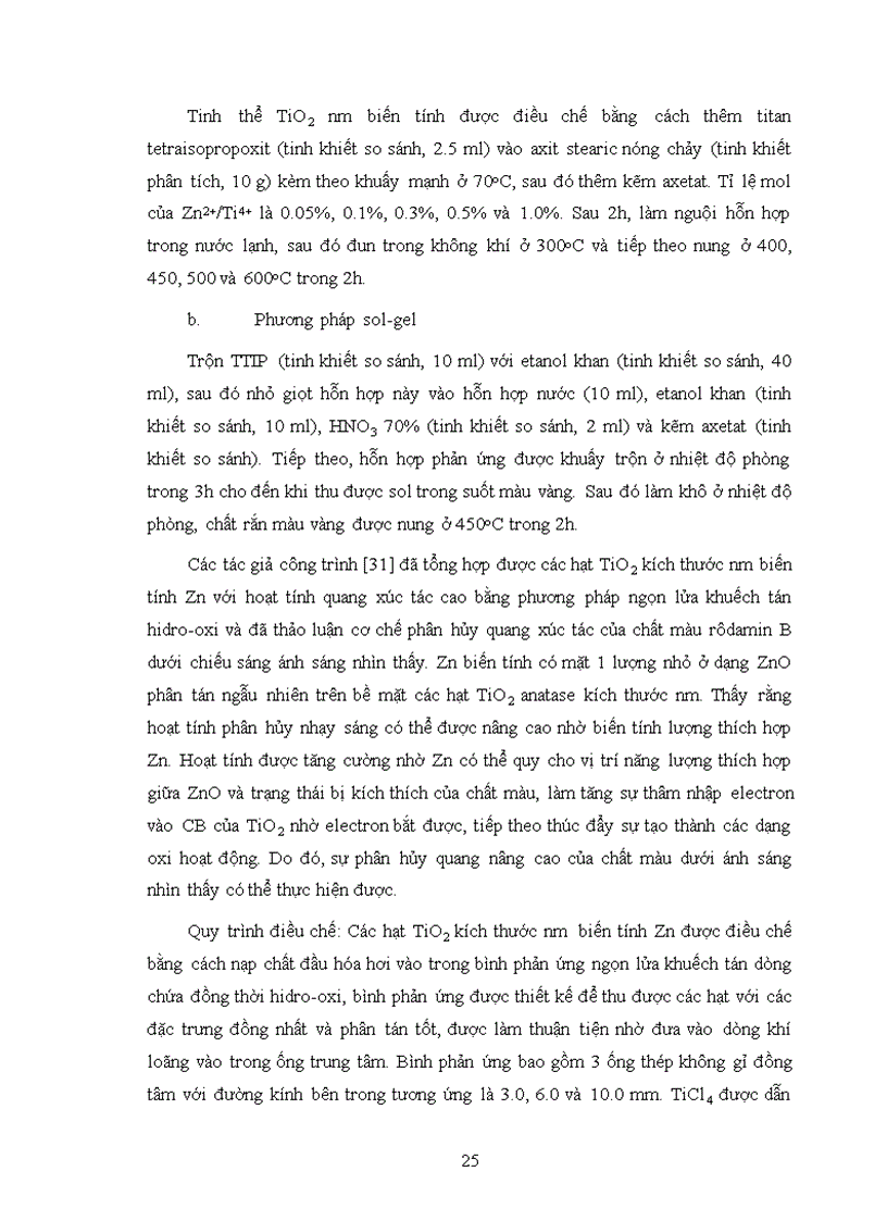 image for page Nghiên cứu điều chế khảo sát cấu trúc và tính chất của titan đioxit kích thước nano mét được biến tính bằng nitơ