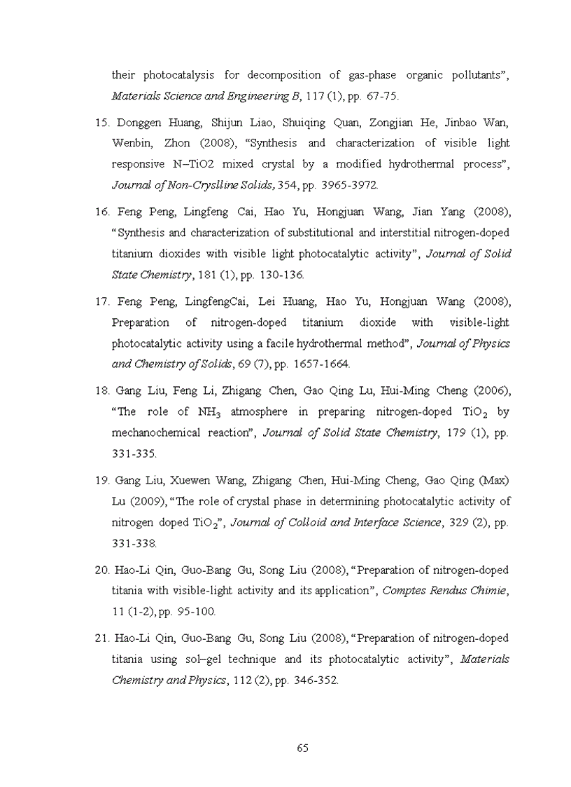 image for page Nghiên cứu điều chế khảo sát cấu trúc và tính chất của titan đioxit kích thước nano mét được biến tính bằng nitơ