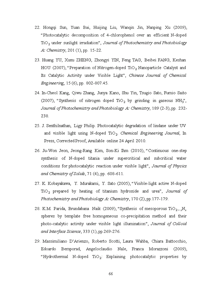 image for page Nghiên cứu điều chế khảo sát cấu trúc và tính chất của titan đioxit kích thước nano mét được biến tính bằng nitơ