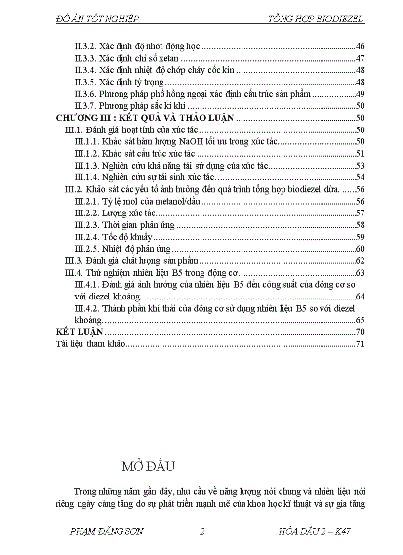image for page Nghiên cứu quá trình tổng hợp biodiezel từ dầu dừa trên xúc tác dị thể NaOH MgO