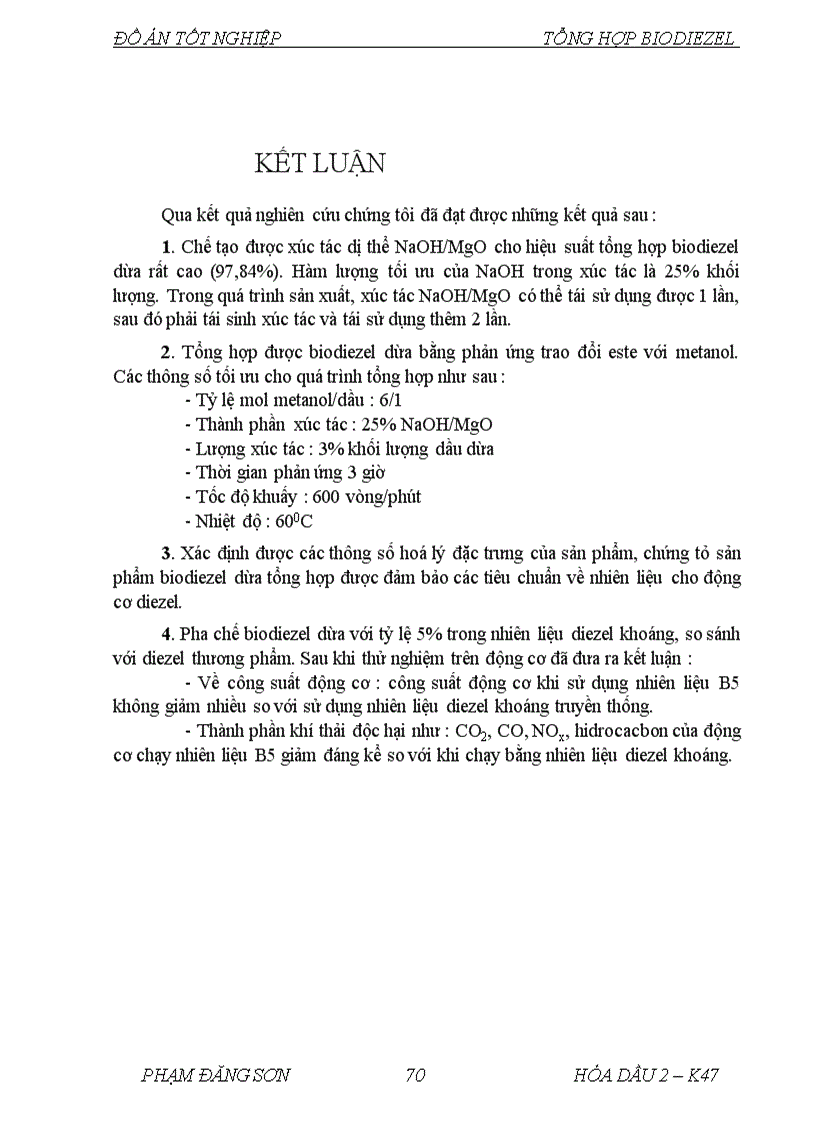 image for page Nghiên cứu quá trình tổng hợp biodiezel từ dầu dừa trên xúc tác dị thể NaOH MgO