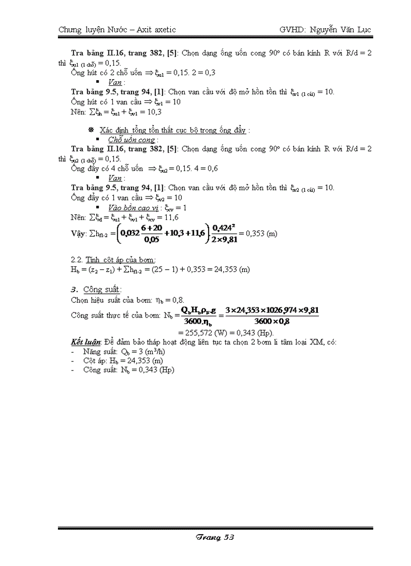 image for page Thiết kế hệ thống chưng cất Nước Axit axetic có năng suất là 3000 kg h