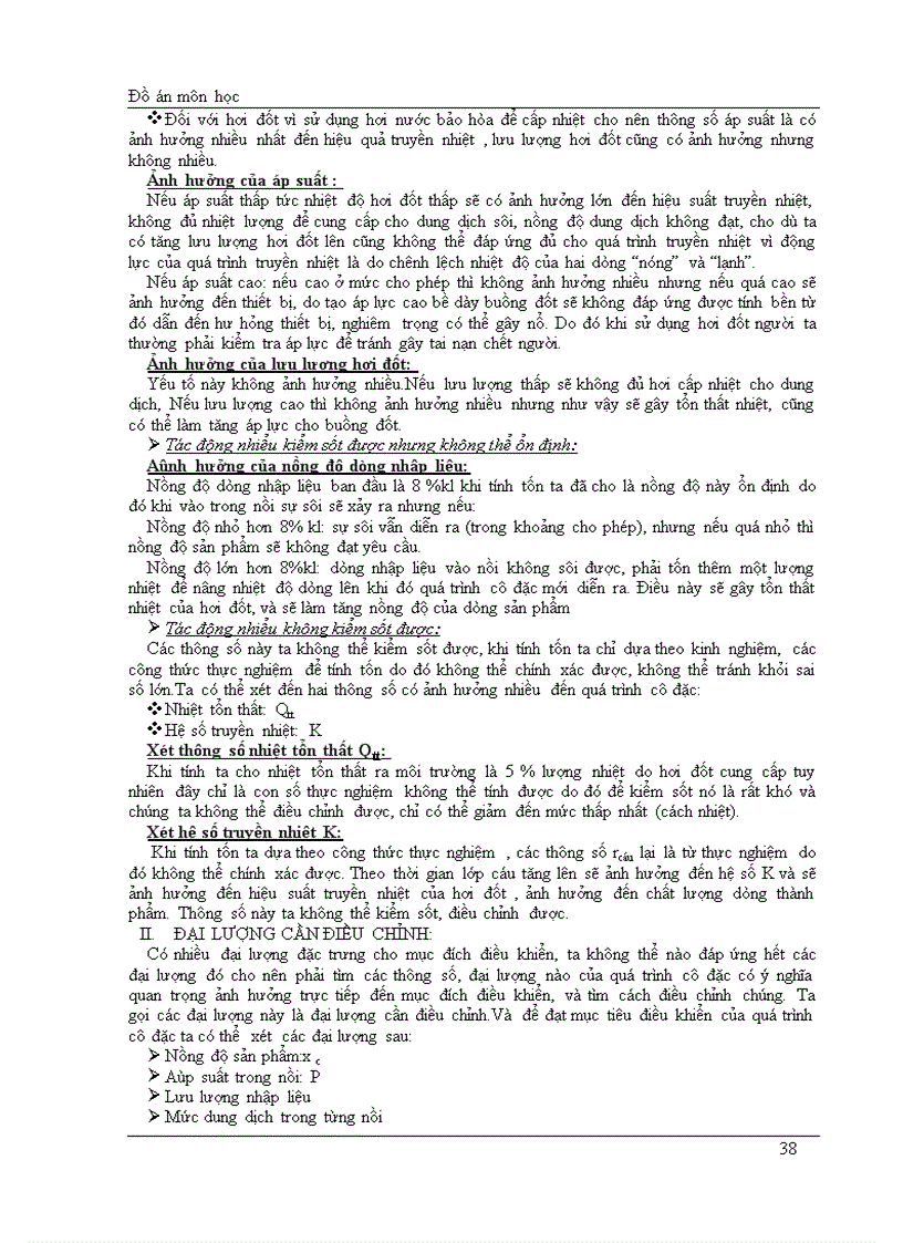 image for page Thiết kế hệ thống cô đặc dung dịch mía đường bằng hệ hai nồi xuôi chiều liên tục loại ống dài