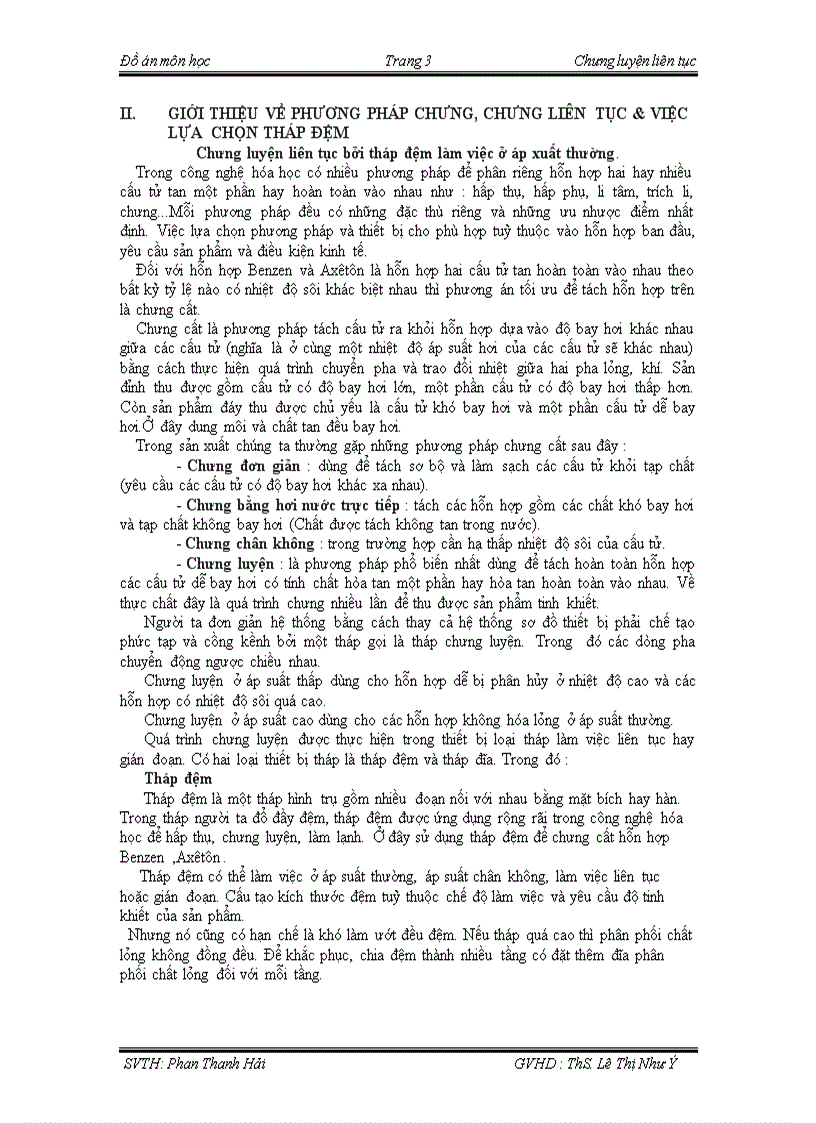 image for page Thiết kế hệ thống chưng cất hỗn hợp Benzen và Axêtôn