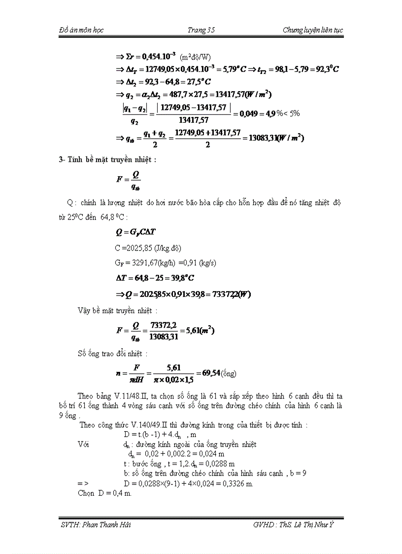 image for page Thiết kế hệ thống chưng cất hỗn hợp Benzen và Axêtôn