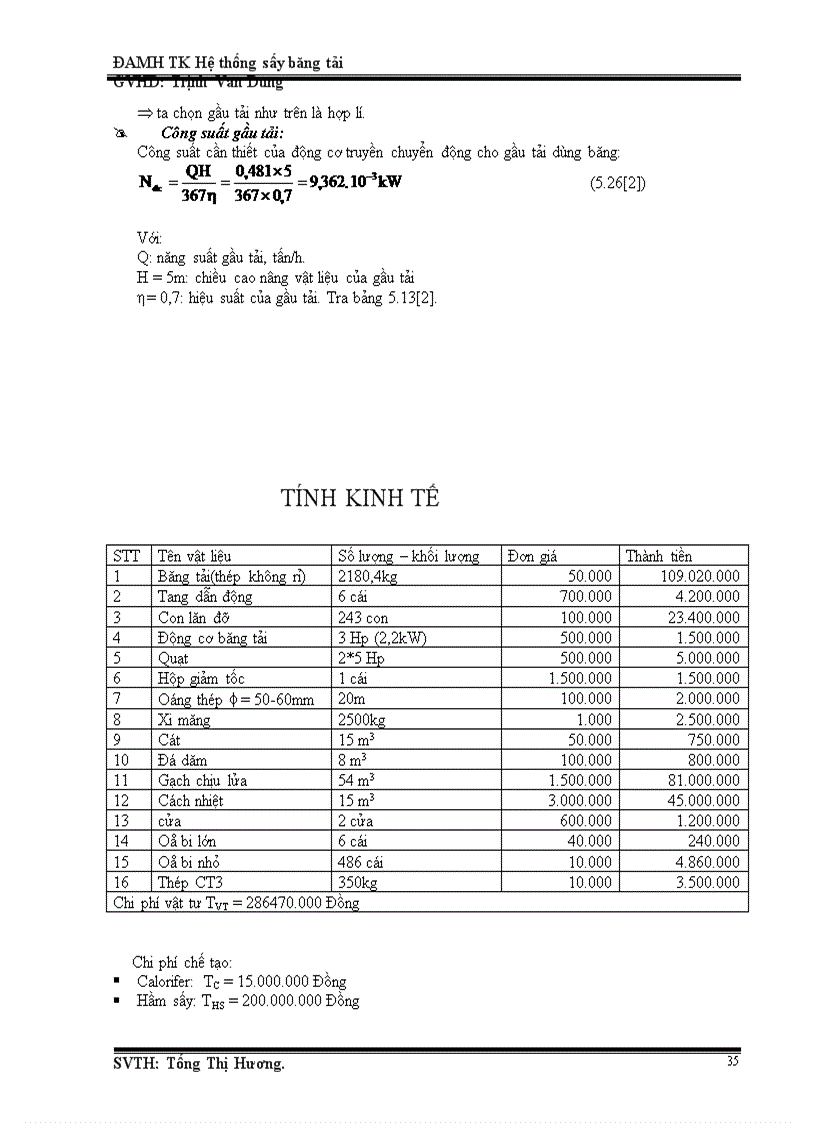 image for page Thiết kế Hệ thống sấy băng tải 2