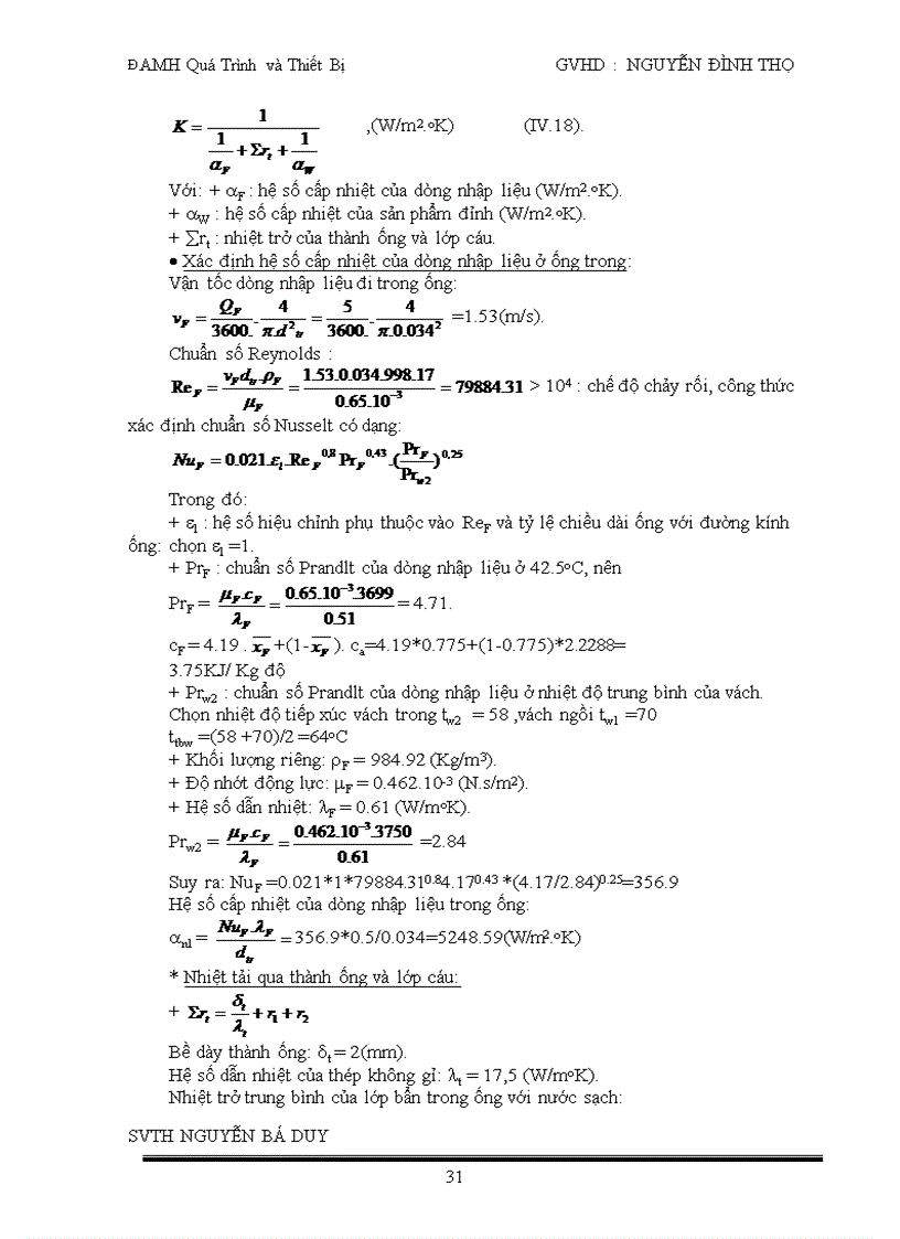 image for page Thiết kế tháp chưng cất hệ acid axetic Nước hoạt động liên tục với nâng suất 5m3 h có nồng độ 8 mol acid axetic