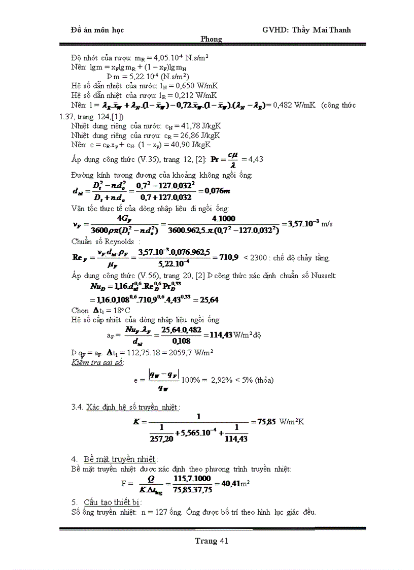 image for page Thiết kê tháp chưng cất methanol tinh khiết