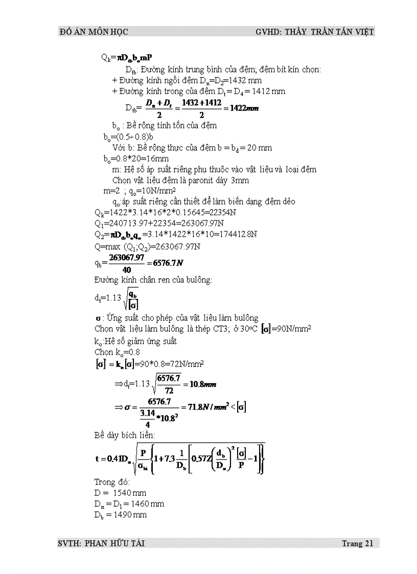 image for page Thiết kế tháp hấp thu khí NH3 bằng nước