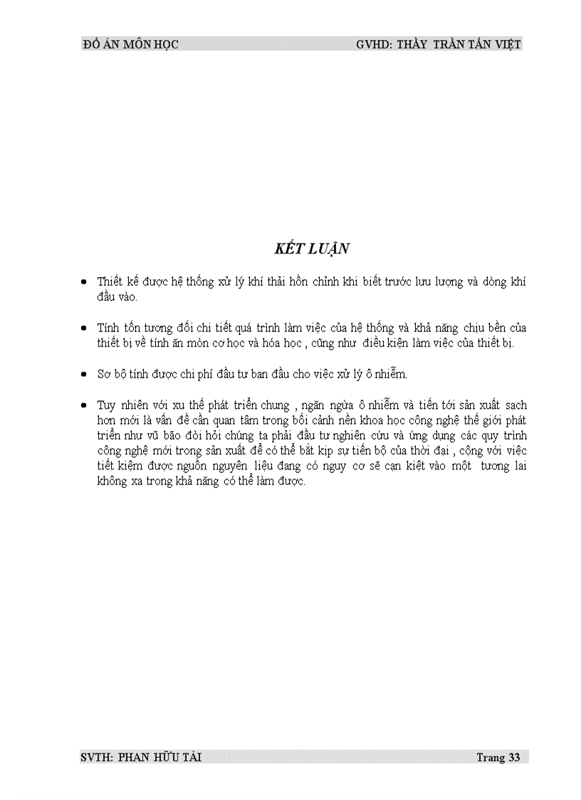 image for page Thiết kế tháp hấp thu khí NH3 bằng nước