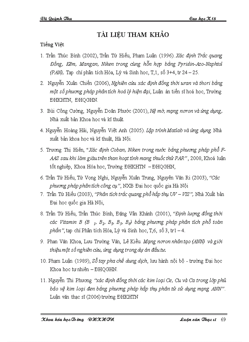 image for page Ứng dụng phần mềm MATLAB trong nghiên cứu và giảng dạy hoá phân tích ở Việt Nam