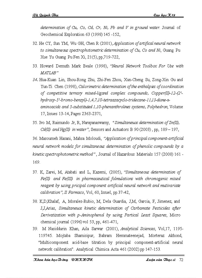 image for page Ứng dụng phần mềm MATLAB trong nghiên cứu và giảng dạy hoá phân tích ở Việt Nam