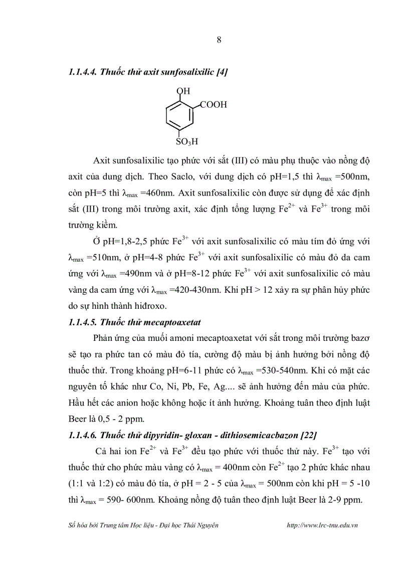 image for page NGHIÊN CỨU CHIẾT TRẮC QUANG SỰ TẠO PHỨC ĐA LIGAN TRONG HỆ 1 2 PYRIDYLAZO 2 NAPHTOL PAN 2 Fe III SCN VÀ ỨNG DỤNG PHÂN TÍCH