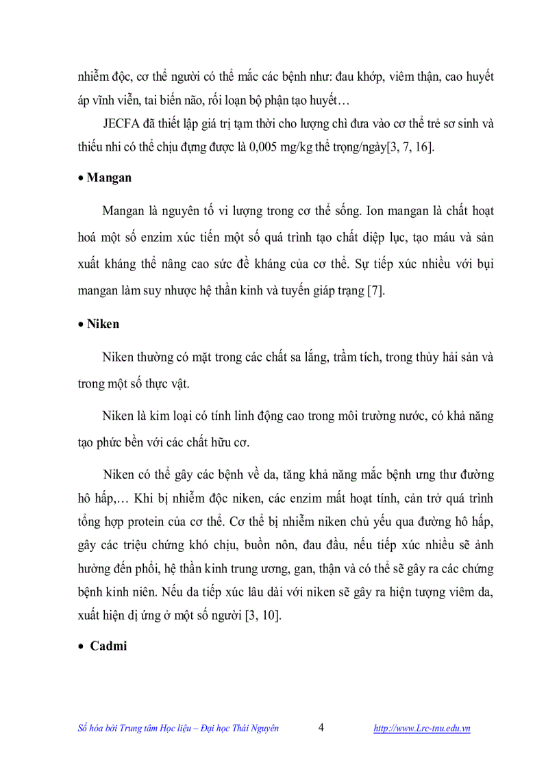 image for page Nghiên cứu khả năng tách loại và thu hồi một số kim loại nặng trong dung dịch nước bằng vật liệu hấp phụ chế tạo từ vỏ lạc