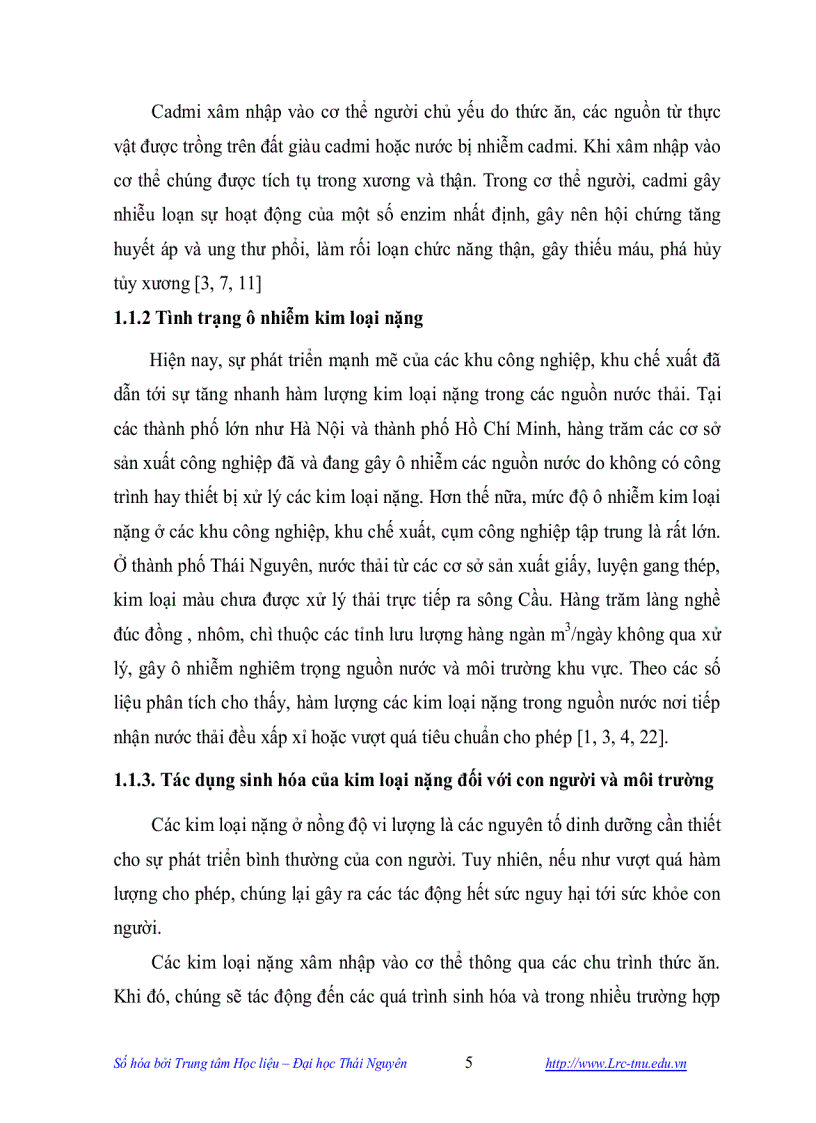 image for page Nghiên cứu khả năng tách loại và thu hồi một số kim loại nặng trong dung dịch nước bằng vật liệu hấp phụ chế tạo từ vỏ lạc