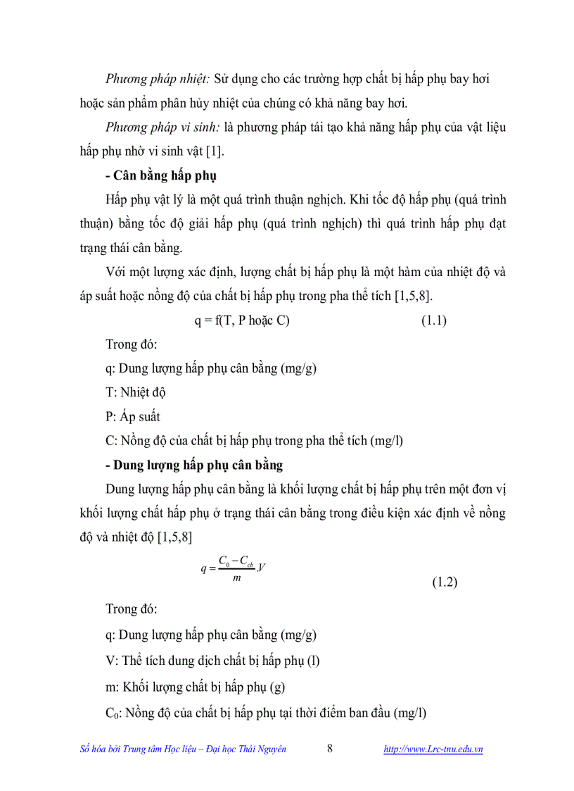 image for page Nghiên cứu khả năng tách loại và thu hồi một số kim loại nặng trong dung dịch nước bằng vật liệu hấp phụ chế tạo từ vỏ lạc