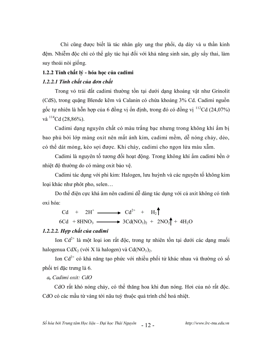 image for page PHÂN TÍCH DẠNG KIM LOẠI CHÌ Pb VÀ CADIMI Cd TRONG ĐẤT VÀ TRẦM TÍCH BẰNG PHƯƠNG PHÁP QUANG PHỔ HẤP THỤ NGUYÊN TỬ