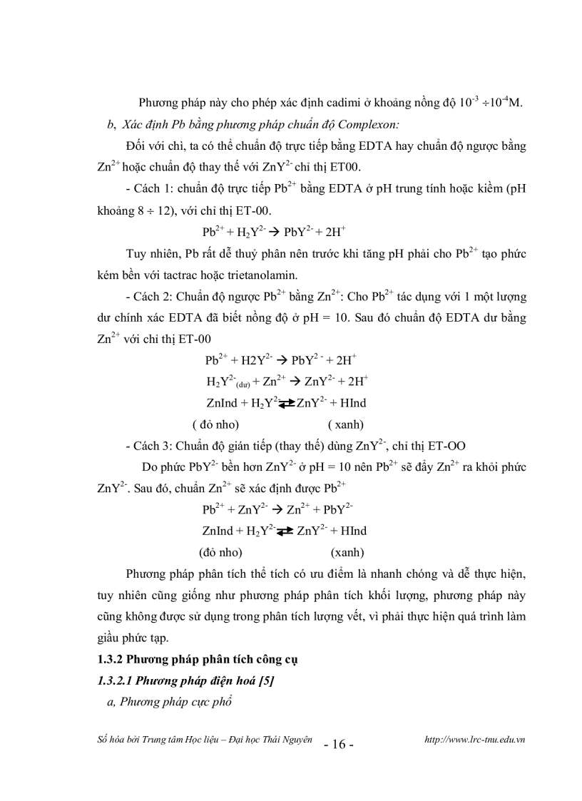 image for page PHÂN TÍCH DẠNG KIM LOẠI CHÌ Pb VÀ CADIMI Cd TRONG ĐẤT VÀ TRẦM TÍCH BẰNG PHƯƠNG PHÁP QUANG PHỔ HẤP THỤ NGUYÊN TỬ