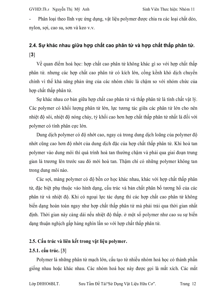 image for page Sử dụng vật liệu hữu cơ