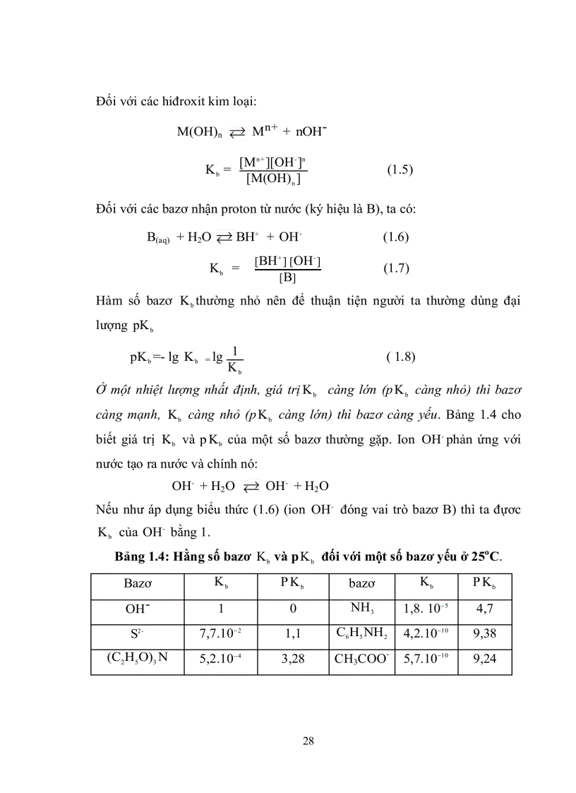 image for page Sưu tầm xây dựng và sử dụng hệ thống bài tập hóa học để hình thành và phát triển khái niệm axit bazơ trong chương trình hóa học vô cơ trung học ph
