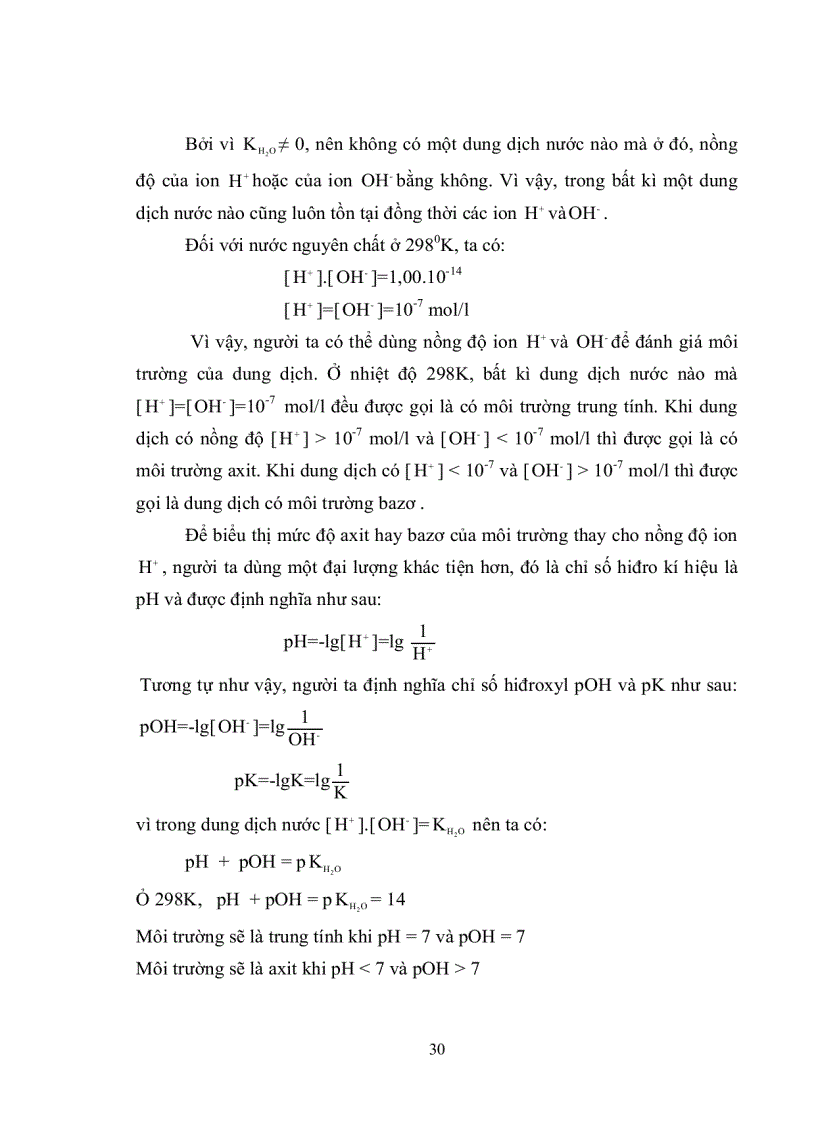 image for page Sưu tầm xây dựng và sử dụng hệ thống bài tập hóa học để hình thành và phát triển khái niệm axit bazơ trong chương trình hóa học vô cơ trung học ph
