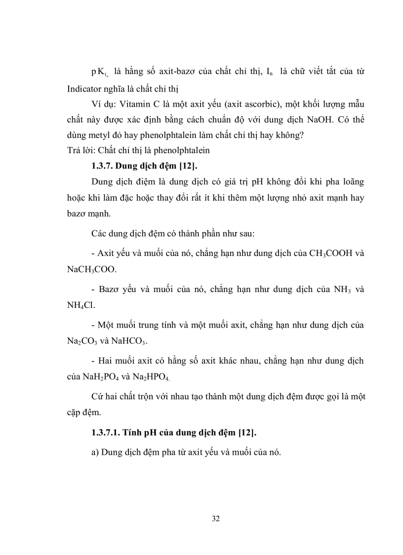 image for page Sưu tầm xây dựng và sử dụng hệ thống bài tập hóa học để hình thành và phát triển khái niệm axit bazơ trong chương trình hóa học vô cơ trung học ph