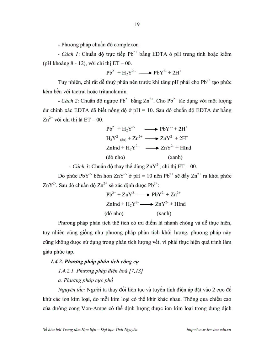 image for page Xác định hàm lượng cadimi và chì trong một số loại rau xanh tại huyện đại từ tỉnh thái nguyên bằng phương pháp phổ hấp thụ nguyên tử ngọn lửa f aas