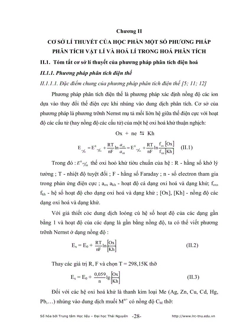 image for page Xây dựng hệ thống câu hỏi trắc nghiệm khách quan để kiểm tra đánh giá kiến thức học phần các phương pháp phân tích hoá lý trong hoá phân tích đối với