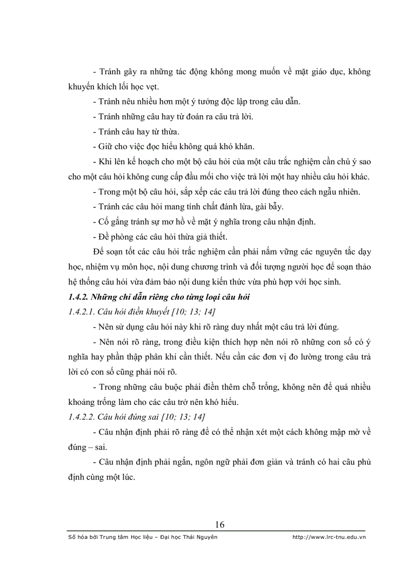 image for page Xây dựng hệ thống câu hỏi trắc nghiệm khách quan dùng để kiểm tra đánh giá kiến thức chương axit bazơ trong hóa phân tích